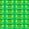 Multicolor geometric pattern in bright green.