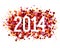 Multicolor Happy New Year 2014 background