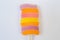 Multicolor jelly stick with sugar isolated