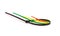 Multicolor Nylon Cable Ties on white background