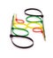 Multicolor Nylon Cable Ties on white background