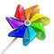 Multicolor pinwheel toy