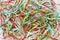 Multicolor ribbons background