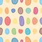 Multicolor Rocks Vector Repeat Pattern