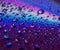 Multicolor shinning abstract background of water droplets.
