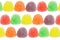 Multicolor soft jelly candies