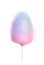 Multicolor sweet cotton candy on background