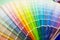 Multicolor tone , color palette sample ,closeup color guide ,pastel color