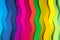 Multicolor waves abstract background