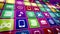 Multicolored Application Icons Screen