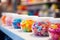 A multicolored array of delicious confections at the candy counter