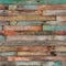 Multicolored background graphic depicting a colorful wall formed by wooden planks