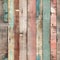 Multicolored background graphic depicting a colorful wall formed by wooden planks