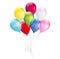 Multicolored balloons