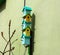 Multicolored birdhouses. Decorative Colored Colorful houses for birds.