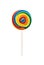 Multicolored bright delicious lolipop.