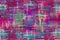 Multicolored checkered and patch pattern as abstract background