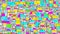 Multicolored checkered and patchwork geometric pattern as abstract background
