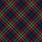 Multicolored Christmas tartan plaid pattern in red, green, blue, yellow. Seamless dark herringbone textured check plaid.