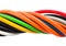 Multicolored computer cable