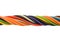 Multicolored computer cable