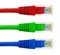 Multicolored computer internet cables