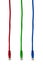 Multicolored computer internet cables