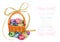 Multicolored eggs to celebrate Easter