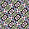 Multicolored Ethnic Geometric Seamless Pattern