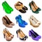 Multicolored female shoes-12