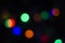 Multicolored festive bokeh. Multicolored bokeh pattern.