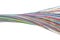 Multicolored fiber cables