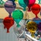 Multicolored Glass Balloons