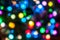 Multicolored holiday lights