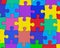 Multicolored Jigsaw Puzzle background,for Success,teamwork,concept