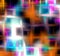 Multicolored lights, sky geometries, surreal abstract background, graphics