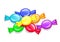 Multicolored lollipops