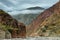 Multicolored mountains near Iruya, Argentina