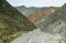 Multicolored mountains near Iruya, Argentina