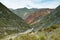 Multicolored mountains near Iruya, Argentina