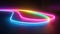 Multicolored neon light