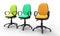 Multicolored Office Chairs 02