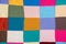 Multicolored patchwork knitted background