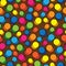 Multicolored pills of seamless pattern