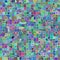 Multicolored rectangle tile mosaic background