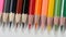 Multicolored sharp ends on pencils