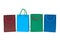 Multicolored shopping bags