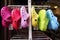 Multicolored slippers on sale