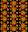 Multicolored Stars Motif Pattern