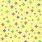 Multicolored stars, seamless pattern